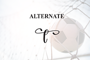 Football | Script Font, a Handwritten Font by Scratchones (Thumbnail 8 of 9)