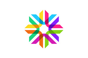 Colorful Ribbon Logo, a Branding & Logo Template by Buqancreative