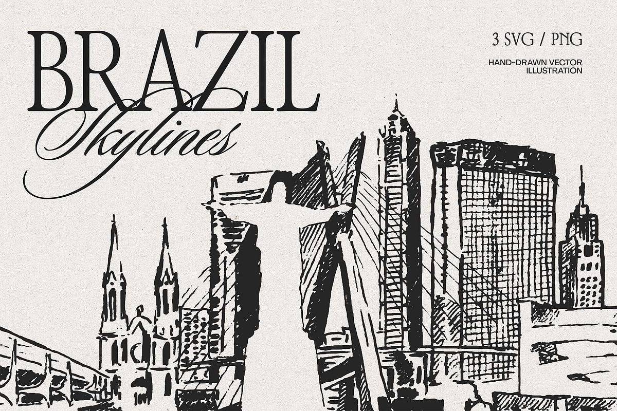 Brazil Skylines, a Work Illustration by TheMountBirdStudio (Photo 1 of 8)