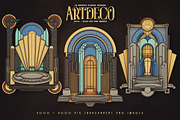 SALE Art Deco Toolkit, a Background Graphic by Cruzine (Thumbnail 5 of 111)
