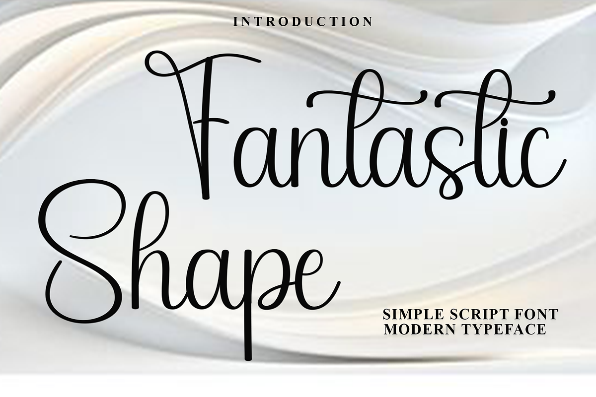 Fantastic Shape, a Handwritten Font by FreshTypeINK (Photo 1 of 8)