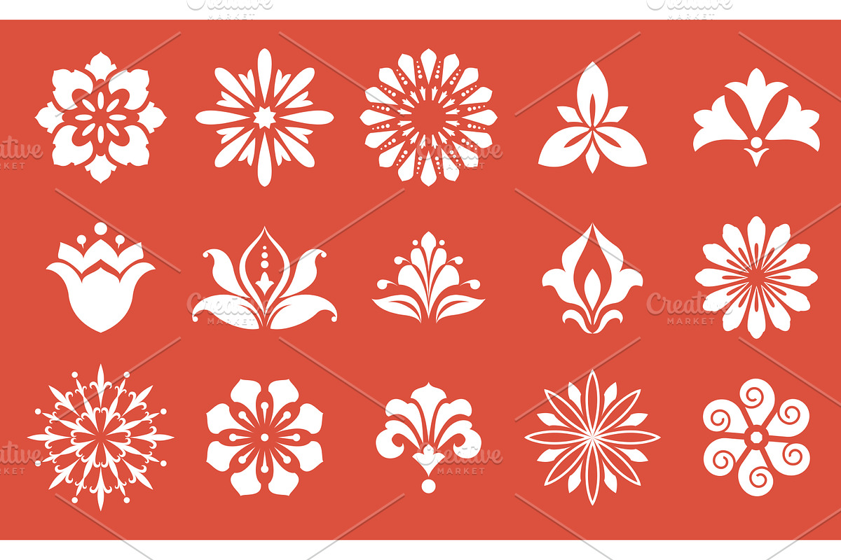 Floral set. Spring or summer design, an Object Graphic by RODINA (Photo 1 of 3)