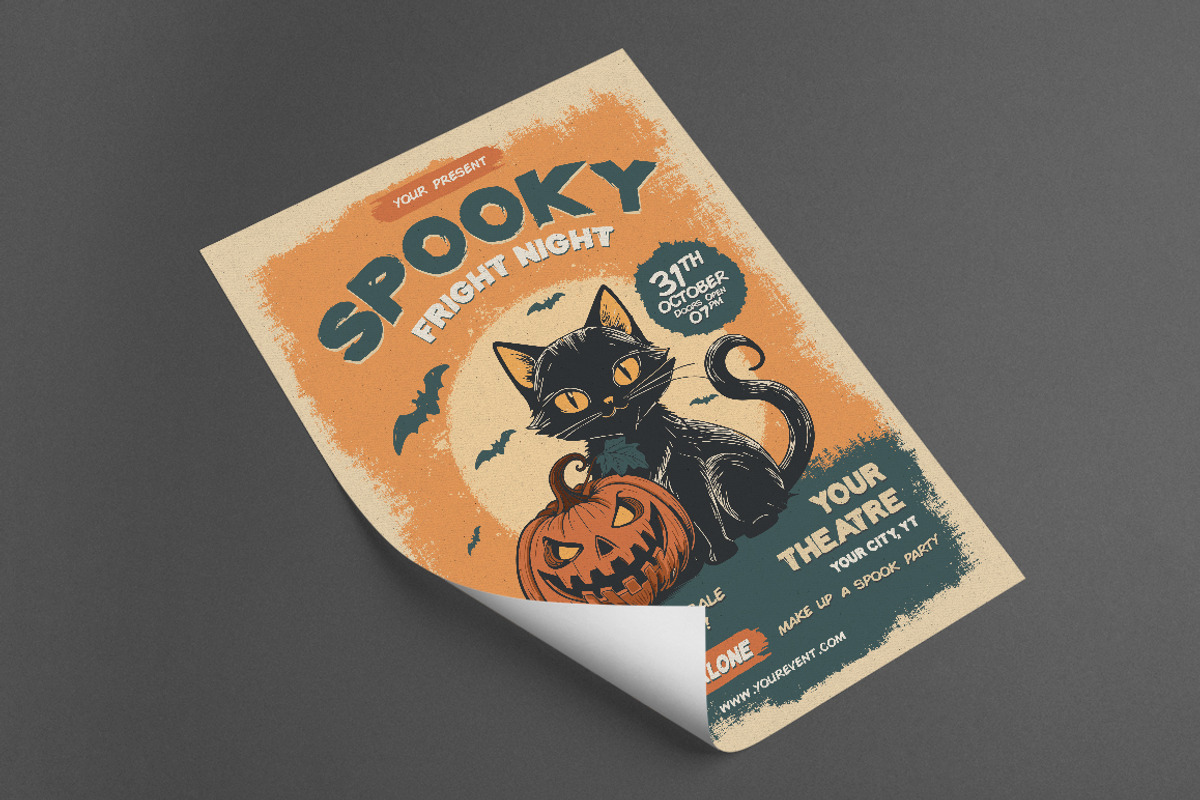 Halloween Party Flyer, a Flyer Template by monogrph (Photo 2 of 4)