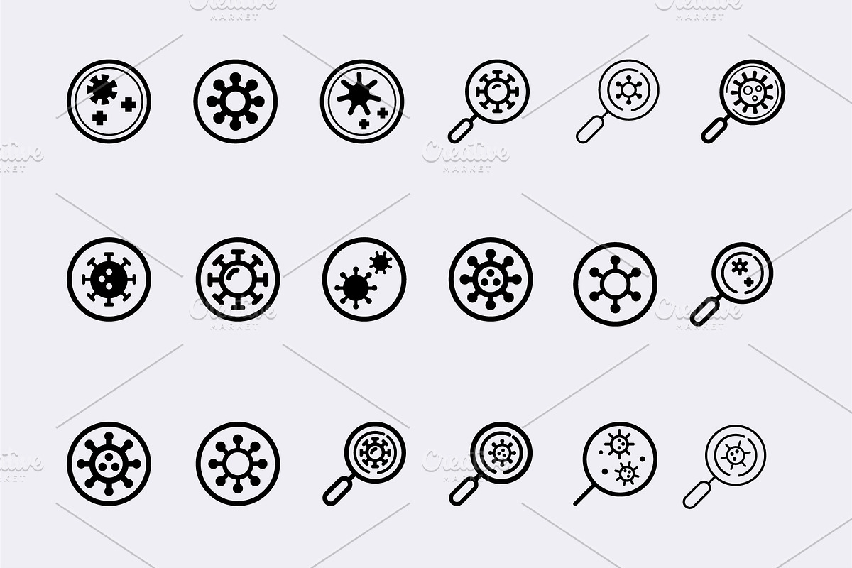 Coronavirus icons+illustrations set, a Healthcare Illustration by Vector_Art (Photo 6 of 20)