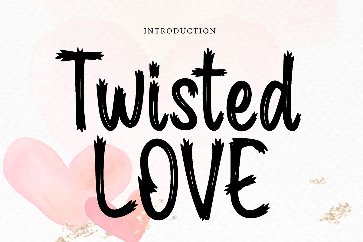 Twisted Love, a Handwritten Font by Wow Magic (Photo 1 of 3)