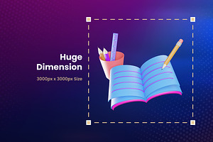 3D Design Thinking Illustration