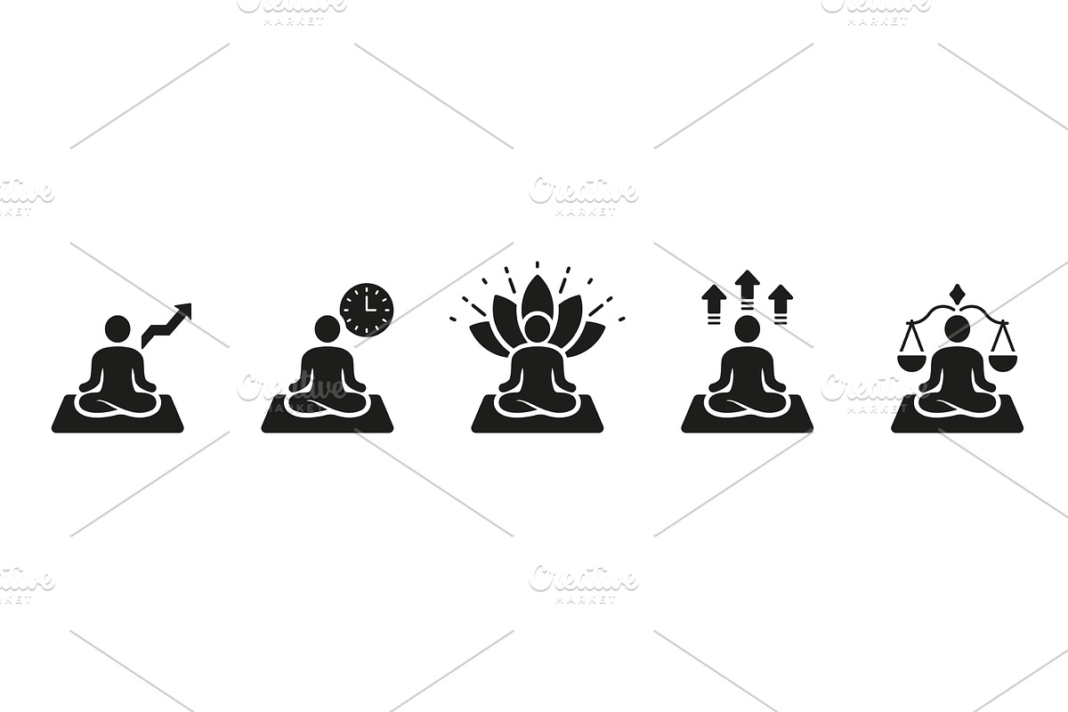 Mental Health And Wellness Icons, a Sport Illustration by Gentle Studio