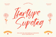 Ifartype Supetag Bold Handwritten