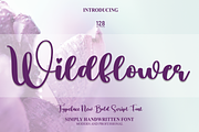 Wildflower | Script Font, a Script Font by Scratchones (Thumbnail 1 of 8)