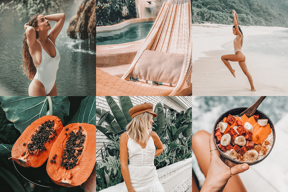4 Lightroom Presets AVOCADO, an Action Add-On by Graace Studio (Photo 2 of 8)