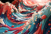 Creative waves. 23 images, a Decorative Illustration by Handmadefont (Thumbnail 7 of 9)