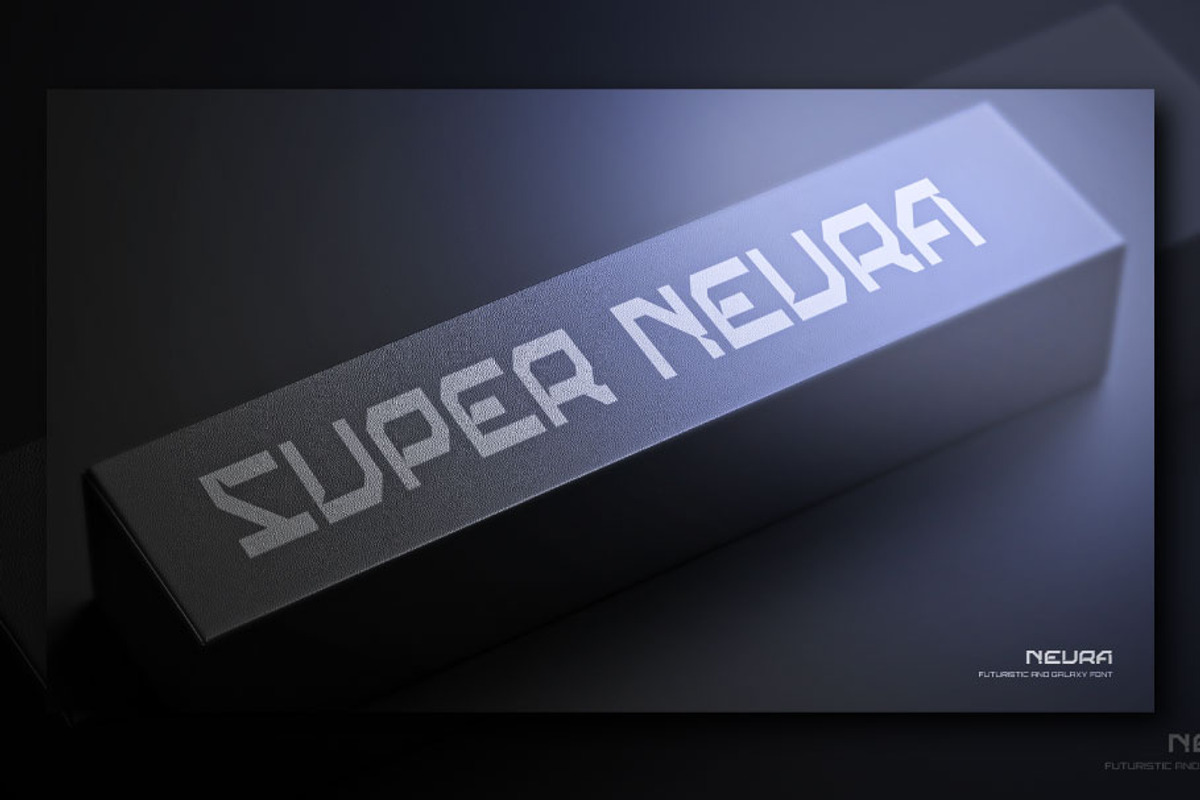 NEURA - Futuristic & Galaxy Font, a Font by Brainwave (Photo 8 of 9)