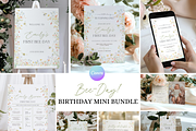 First Bee Day Invitation Set, an Invitation Template by Digital_Mind (Thumbnail 1 of 8)