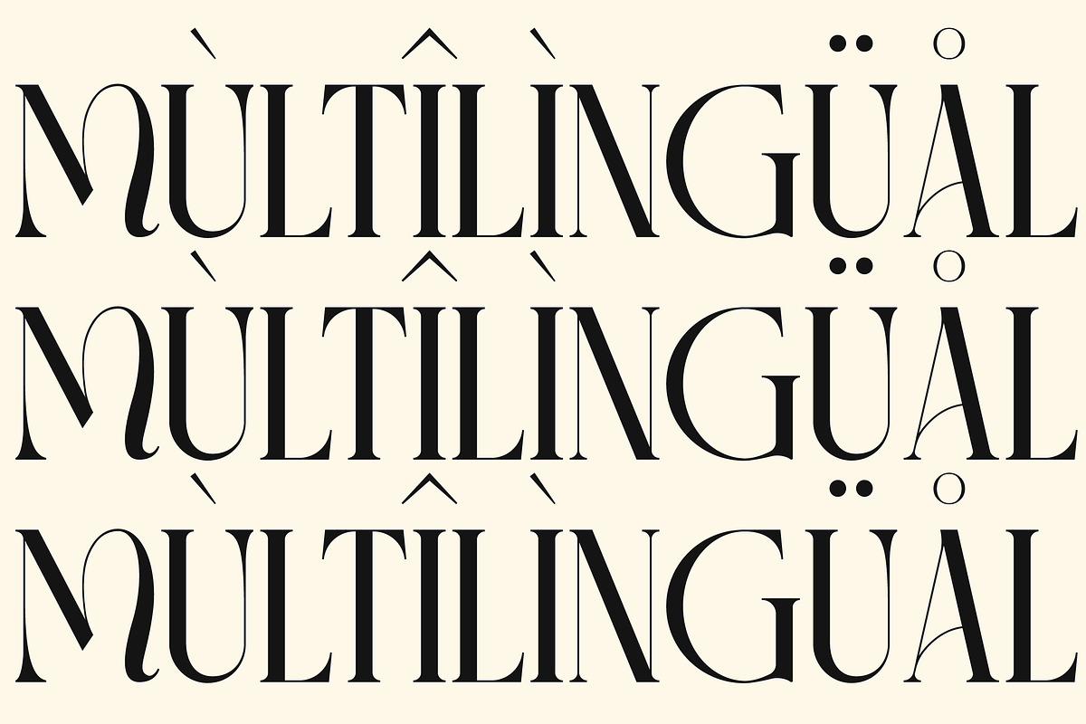 Glamora Stylish Display Font, a Serif Font by Storytype Studio (Photo 12 of 15)
