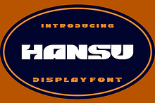 Hansu - Bold Display Font