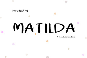 Matilda Font