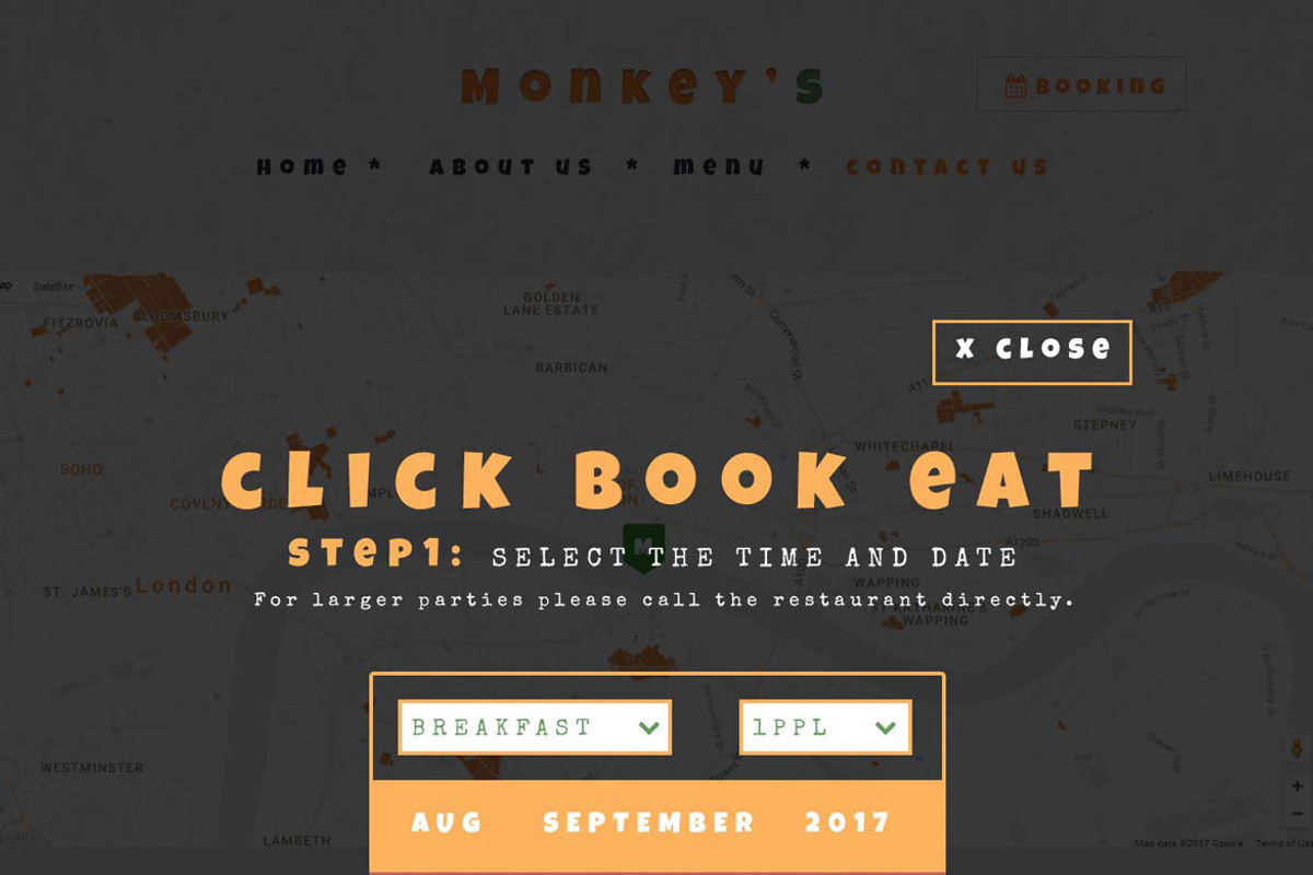 PSD Restaurant website, a Websites & App Template by Alexander's Studio (Photo 4 of 4)