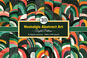 Nostalgic Abstract Art, a Decorative Illustration by Housui Patterns (Thumbnail 1 of 8)
