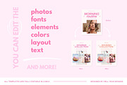 Pretty in Pink Branding Starter Kit, a Social Media Template by Hell Yeah Designs (Thumbnail 7 of 13)