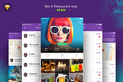 Restaurant iOS App freebie ui kit, a Websites & App Template by Divanraj (Thumbnail 2 of 2)