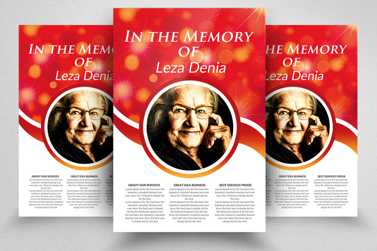 10 Memorial & Funeral Flyer Bundle, a Flyer Template by Business Flyers (Photo 2 of 11)