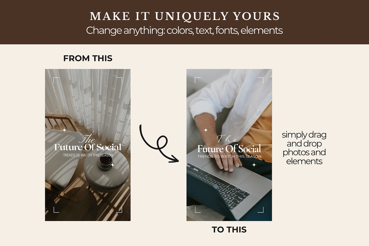 Neutral Instagram Reel Covers, a Social Media Template by Anna Design Studio (Photo 5 of 9)
