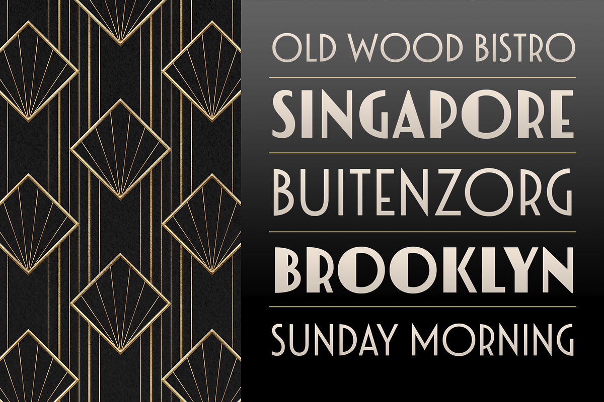 Luks Deco, a Sans Serif Font by Nasir Udin (Photo 5 of 13)