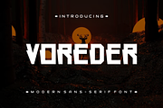 Voreder font, a Serif Font by VectorCraft (Thumbnail 1 of 4)