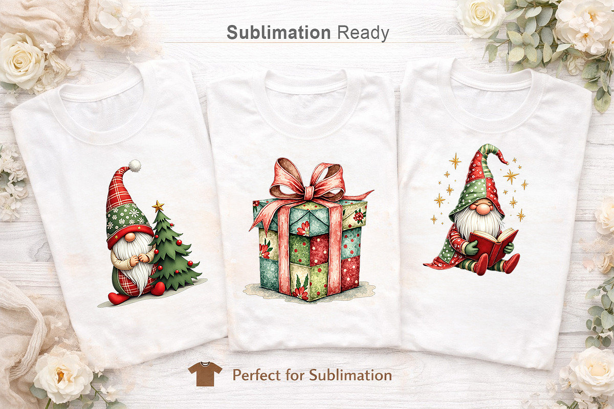 Watercolor Christmas Clipart Bundle, an Illustration by Artnoy (Photo 5 of 8)