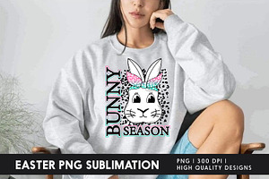 Easter Bunny Season PNG Sublimation