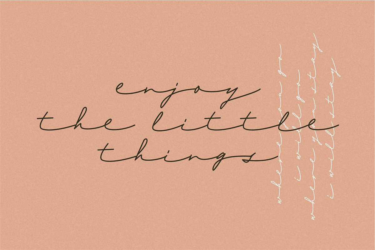 Raulina // Minimal font preview 6
