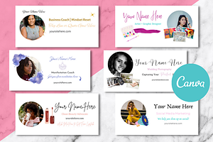 Canva Email Signature 14 Designs