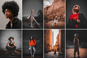 Black and Orange - Actions & Presets, a Preset Add-On by Hydrozi Presets (Thumbnail 2 of 8)