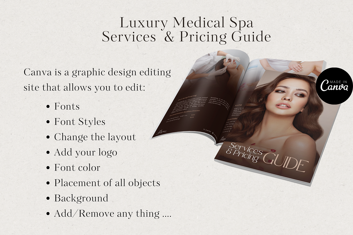 Medical spa Services & Pricing Guide preview 4