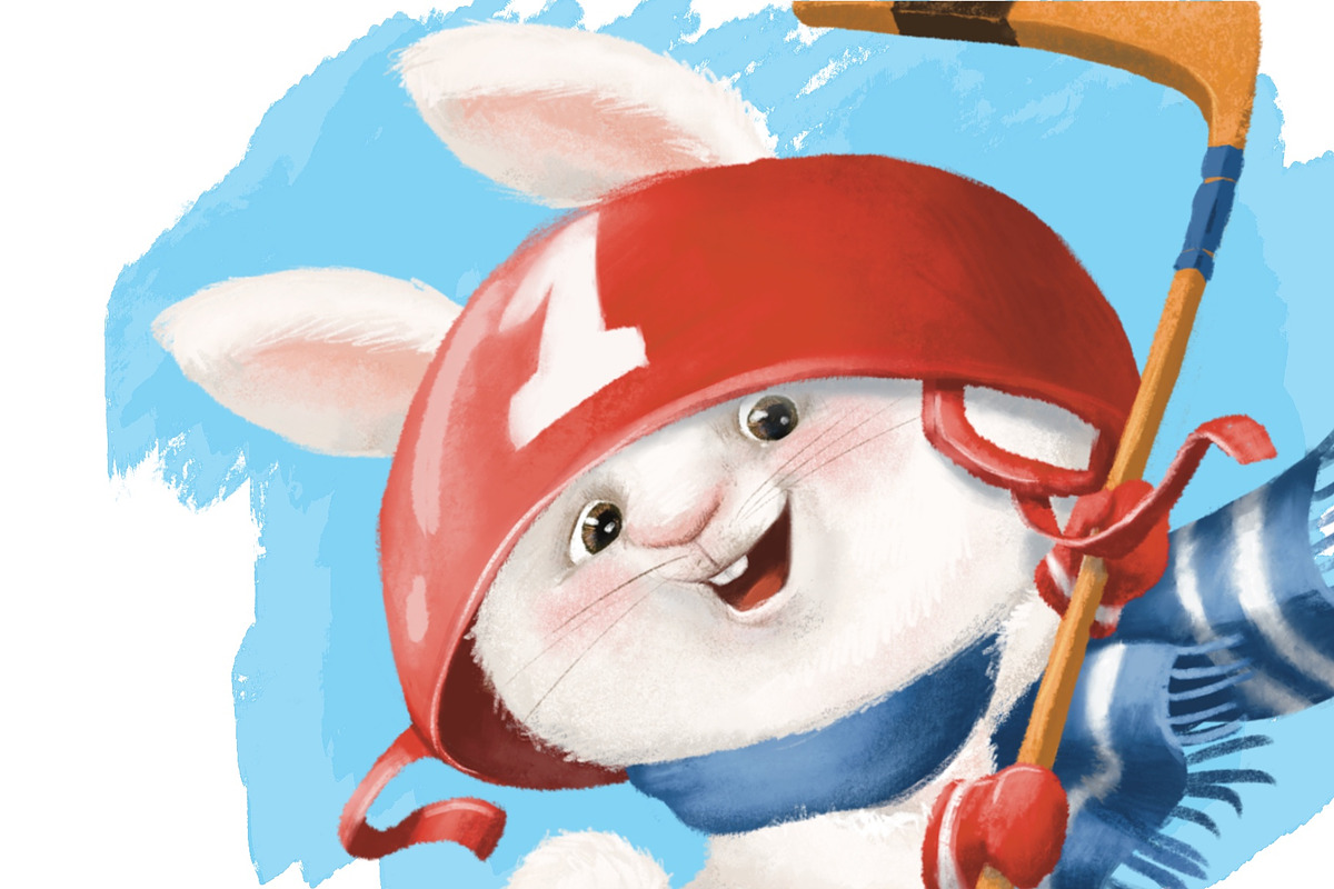Bunny-Rabbit Hockey., an Animal Illustration by sheincar (Photo 3 of 5)