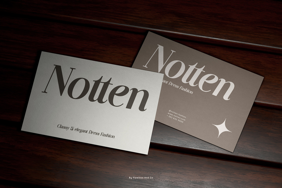 Saffiera - Classy Serif Font, a Serif Font by Flawless And Co (Photo 5 of 10)