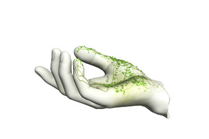 3DFoin - Animated Hand Statue