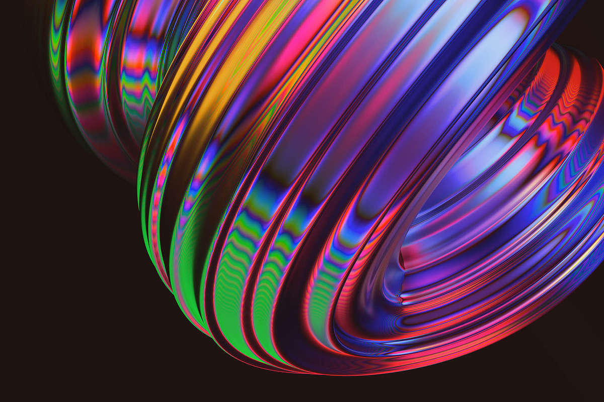 Infinity: 3D Chromatic Shapes, an Object Graphic by RuleByArt (Photo 3 of 24)