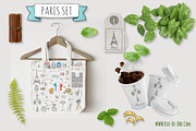 58 Paris color hand drawn icons!, an Object Graphic by Natasha-Pankina.com (Thumbnail 3 of 5)