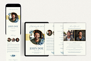 Funeral Program Template Set I Canva, an Invitation Template by The Social Stuff (Thumbnail 6 of 11)