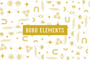 Boho Elements Vector Bundle, a Graphic by CojoMoxon (Thumbnail 1 of 3)