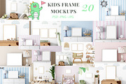 Frame Mockup Bundle Kids - 14, a Print Template by Mockup Shop (Thumbnail 1 of 21)