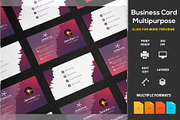 Business Card Multipurpose, a Business Card Template by DesignsStore (Thumbnail 1 of 3)