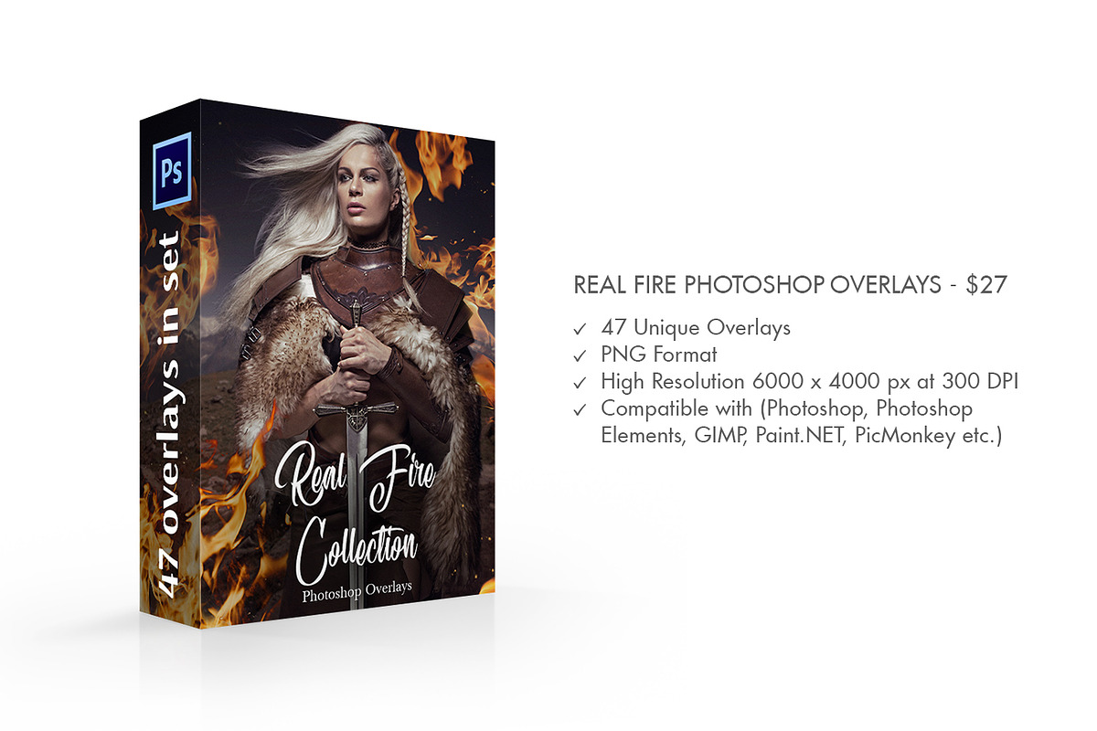 Real Fire Photoshop Overlays, a Plug-in Add-On by FixThePhoto (Photo 2 of 34)