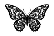 Butterfly Silhouette SVG Bundle, an Illustration by Gaye Art (Thumbnail 25 of 31)
