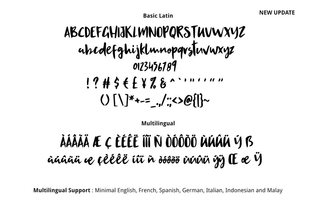 Hokuto Asian Font preview 3