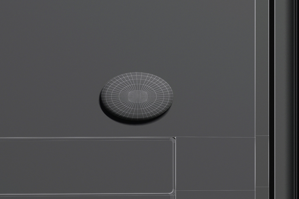 White Oval Fridge Magnet 3D Model, an Object 3D Model by rebrandy (Photo 7 of 9)