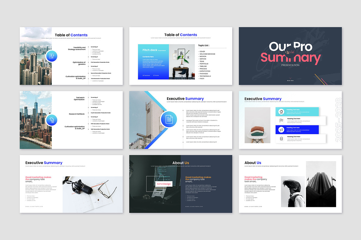 Business Pitch Deck Powerpoint, a Presentation Template by GoldenPixelStudio (Photo 8 of 26)