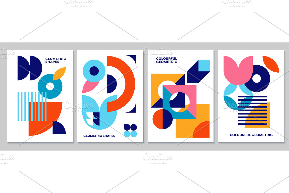 Abstract modern posters, a Decorative Illustration by Buch&Bee