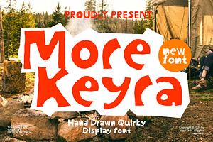 More Keyra - Handmade Display Font